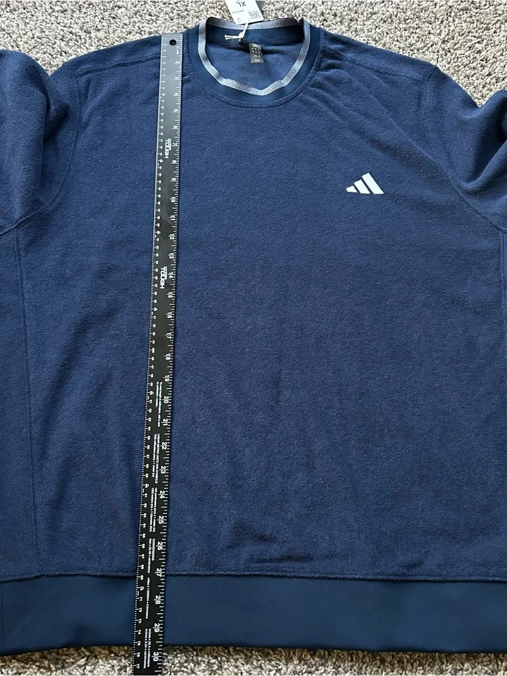 Adidas Ultimate365 Tour Crewneck Golf Sweatshirt Blue Men’s Size XL JW1618